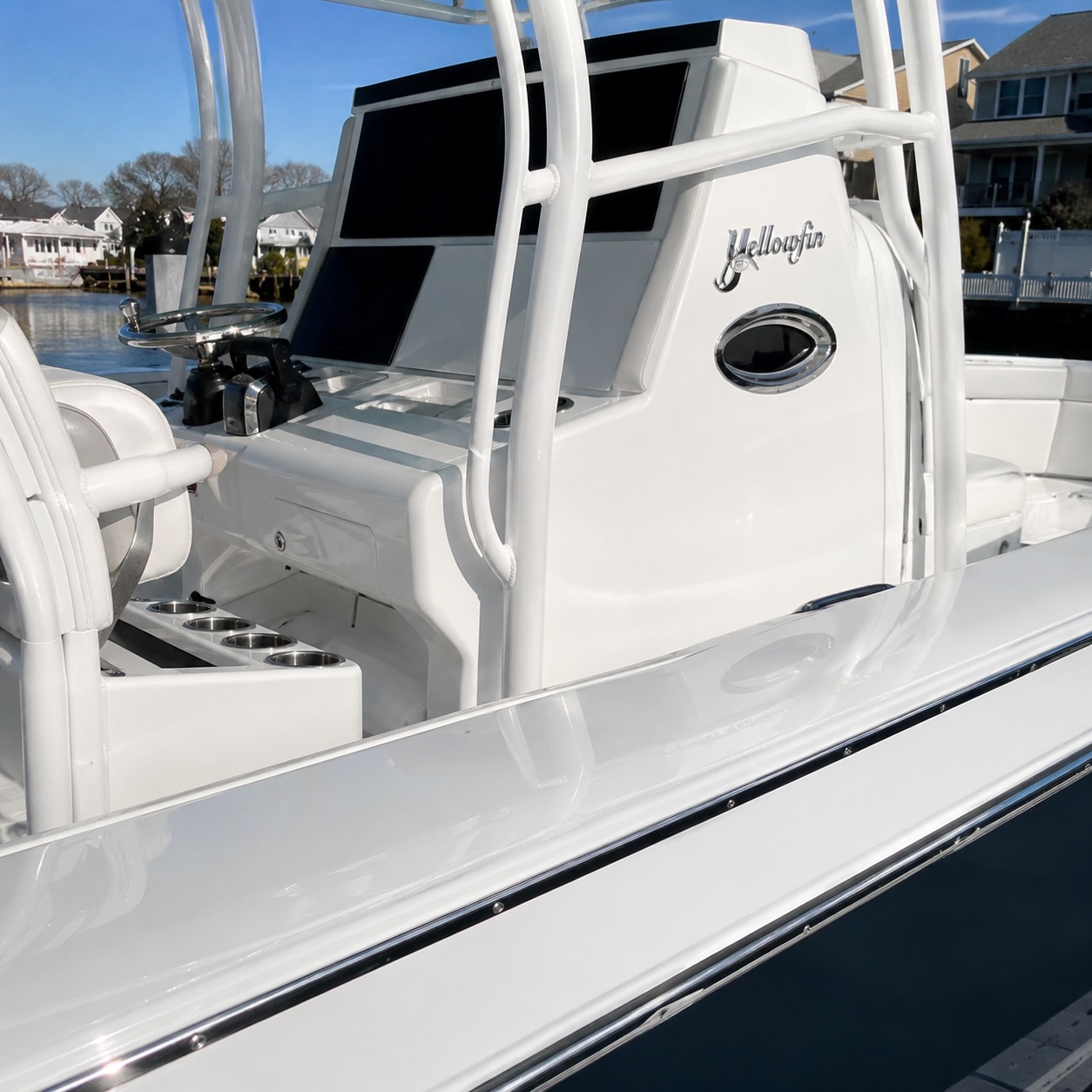 Boat wash and detailing service by Hull & Shine LI